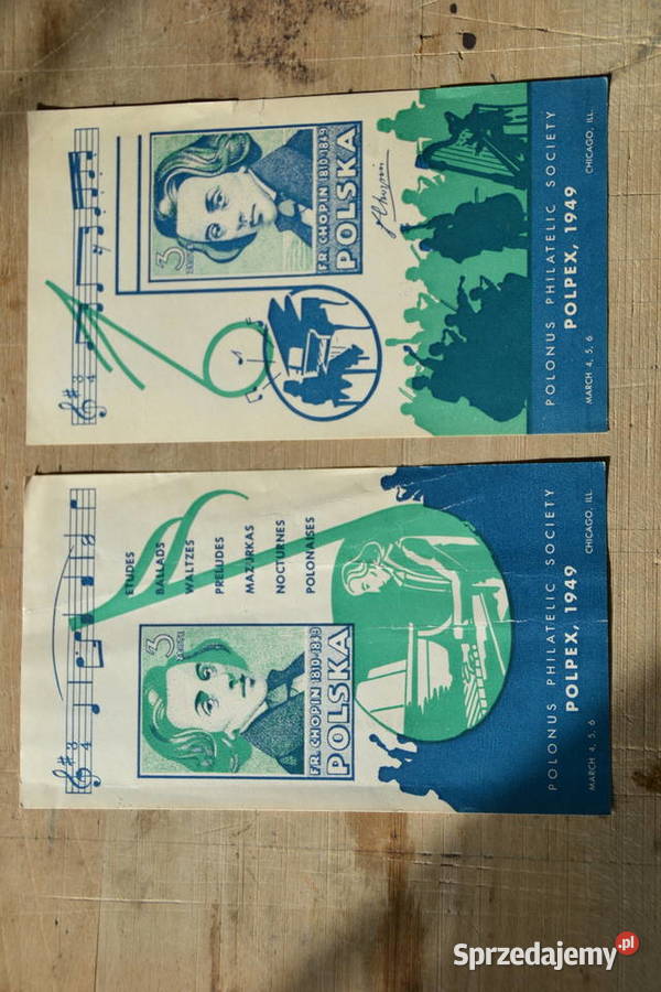 Znaczi Fryderyk Chopin FDC CP datowniki i inne Sobótka