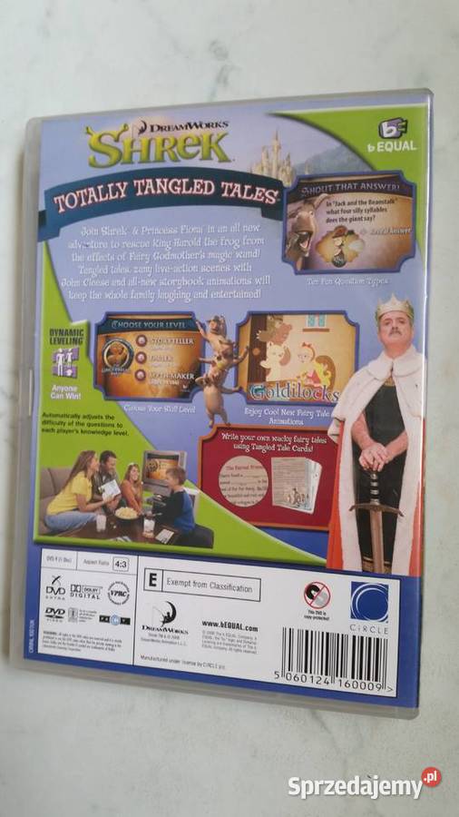 SHREK Totally Tangled Tales DVD GAME 2005 Kultura i Rozrywka Puławy sprzedam
