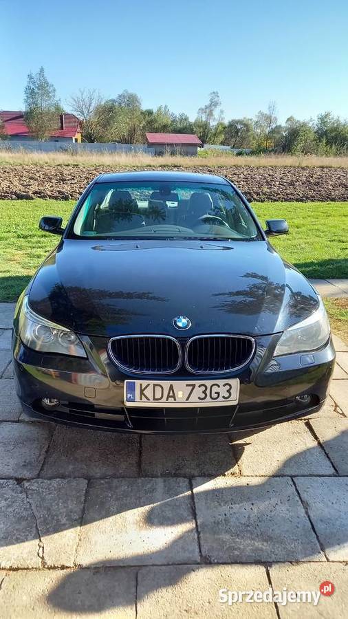 Bmw 530d e60 2004 sedan czarny okazja alusy 18