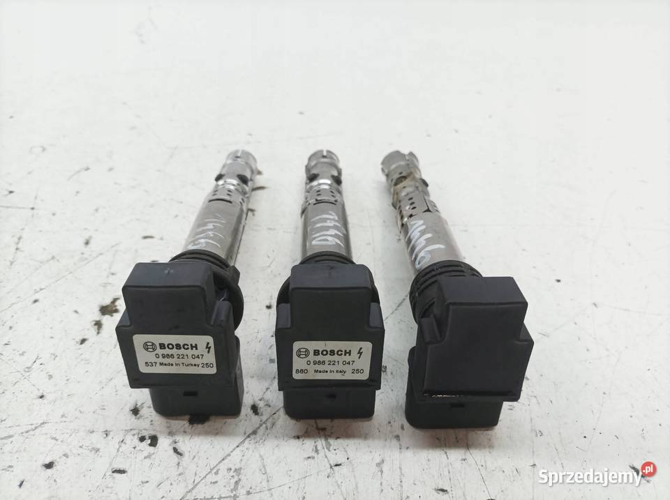 CEWKA ZAPŁONOWA KPL 3 0986221047 12 B Skoda osobowe Układ elektryczny silnika