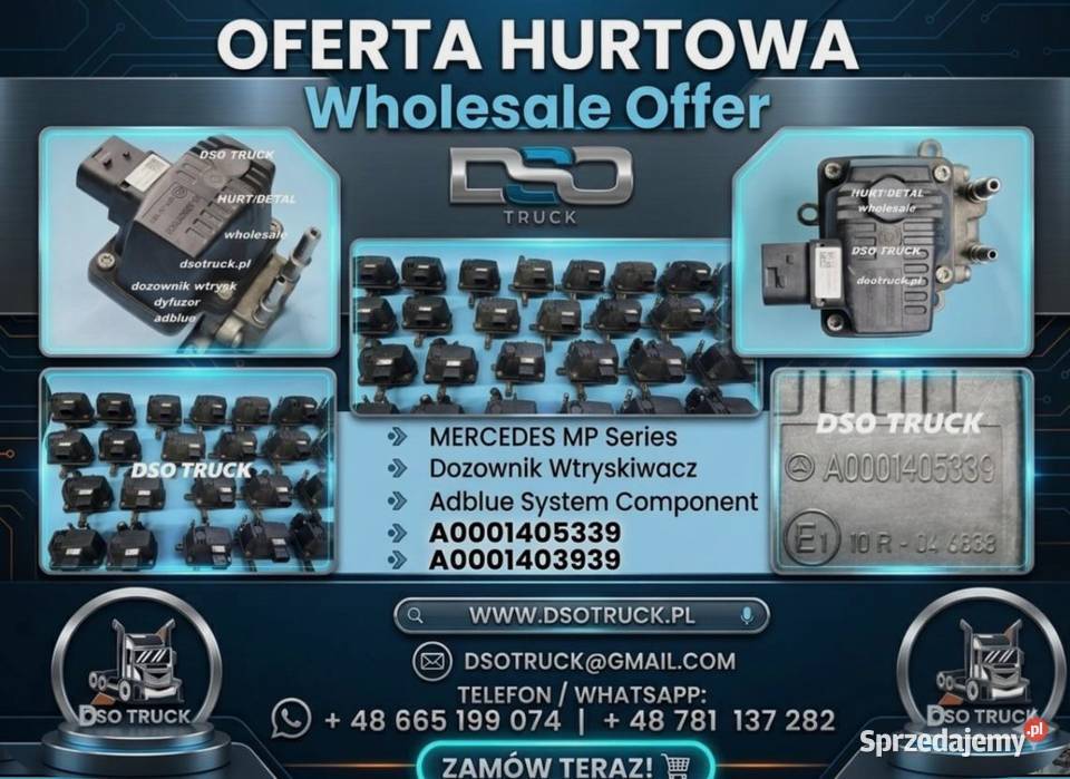 Dozownik Adblue Mercedes Mp A0001405339 ciężarowe Zawichost sprzedam