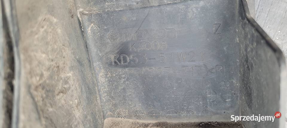 MAZDA CX5 12 LISTWA NA BŁOTNIK PRAWY PRZÓD Ruda Śląska sprzedam