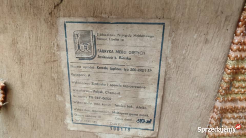 4krzesła PRL
