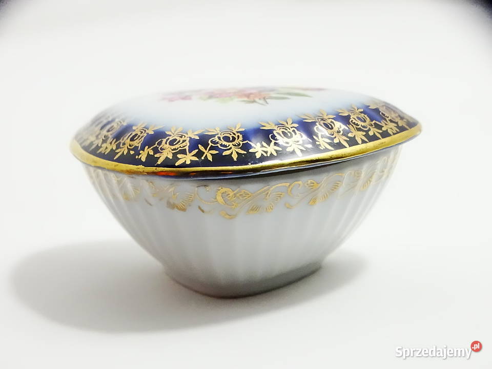 Porcelanowe puzderko dekoracyjne Made in Germany Biłgoraj