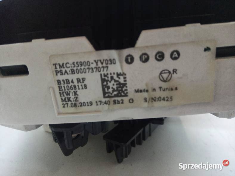 PANEL NAWIEWU 55900YV030 Toyota Aygo II 2014