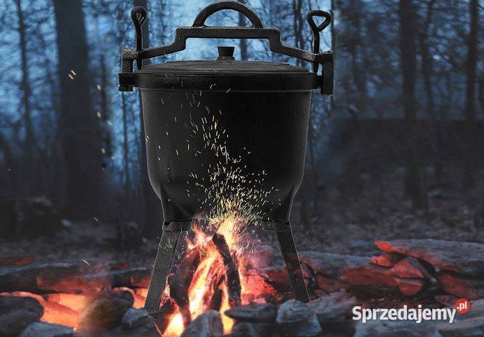 219 Kociołek żeliwny 10 litrów Zabrze
