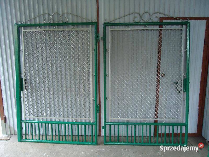 Brama na posesje 3 szkrzydła stalowa używana skrzydłowa małopolskie