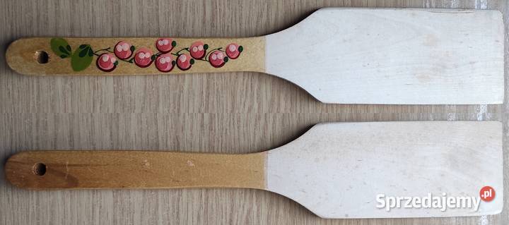 Drewniana łopatka kuchenna malowana solidna ZSRR Antyki, Sztuka, Kolekcje Warszawa
