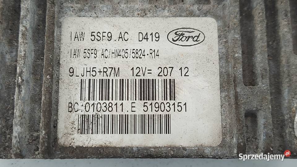 FORD KA 12 13r komputer sterownik 51903151 osobowe Kielce