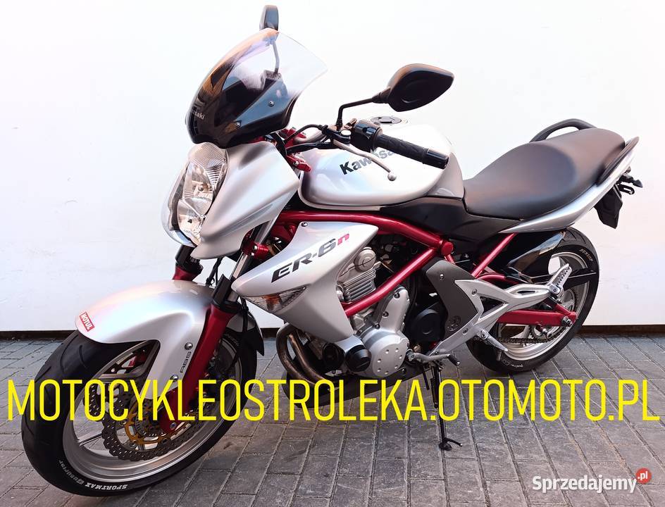 Kawasaki ER 6 N ER6N ładna NISKI PRZEBIEG naked 26399km Ostrołęka