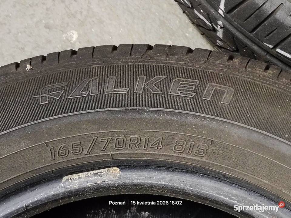 Komplet opon Falken 16570r14 81s Nissan Micra i Motoryzacja Poznań