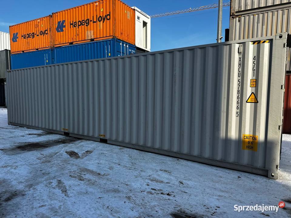 KONTENER MORSKI 40 HC ONE WAY NOWY Magazyn Wrocław