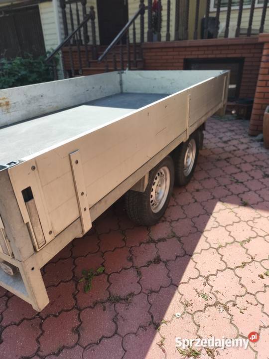 Przyczepka dwuosiowa aluminiowa 2 T ATM Węgrów