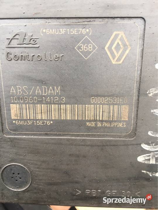 Sterownik pompy Abs Adam laguna 2 10096014123 Chojnice