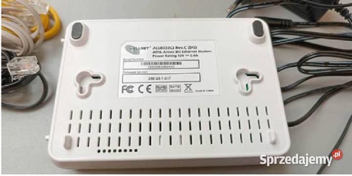 Modem ADSL do internetu Allnet ALL0333CJ Warszawa sprzedam