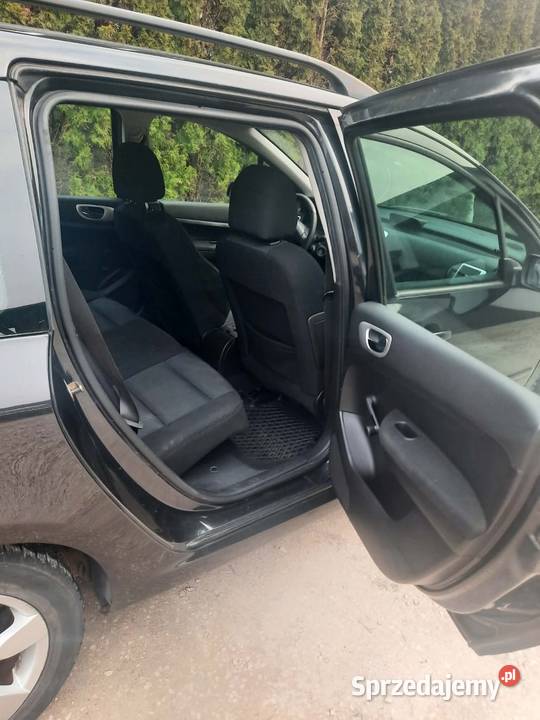 Peugeot 307 kombi 16 HDI czarny Radomsko sprzedam