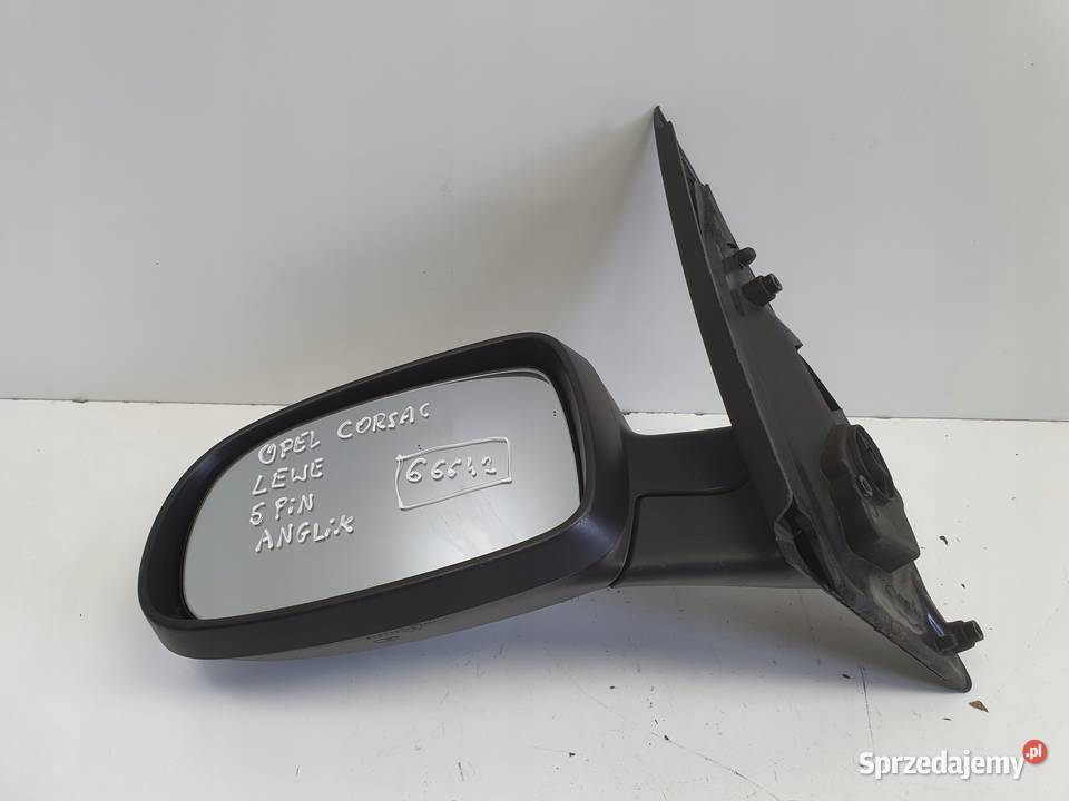 Opel Corsa C 0006r LUSTERKO LEWE KIEROWCY 5 pin osobowe Lusterka zewnętrzne lubelskie Janów