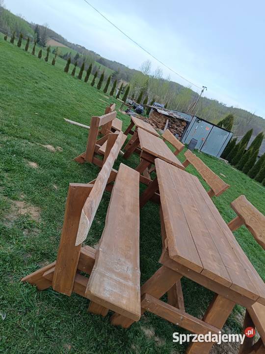 Sprzedam komplet lawek Ławy i ławki