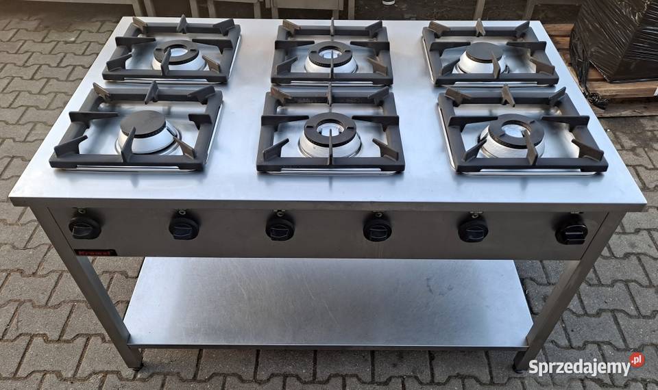 KUCHNIA GAZ 6 PAL KROMET DUŻA MOCNA 42 KW M1286N wielkopolskie Nowe Skalmierzyce