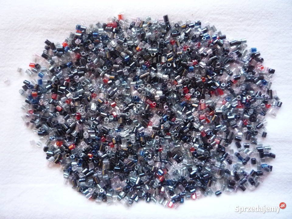 Koraliki drobne rurki do wyrobu biżuterii do