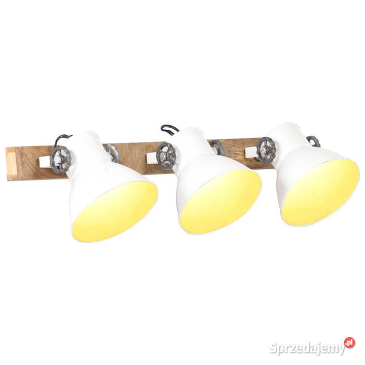 Industrialna lampa ścienna biała 65x25 E27 Warszawa