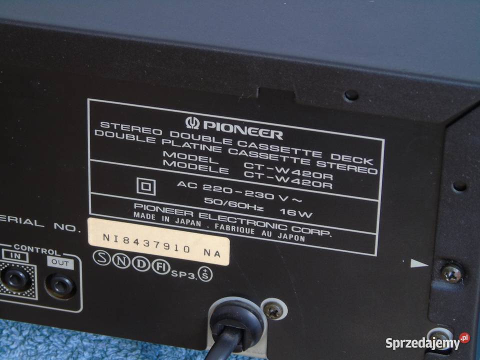 Magnetofon Pioneer CTW420 sprawny i ładny