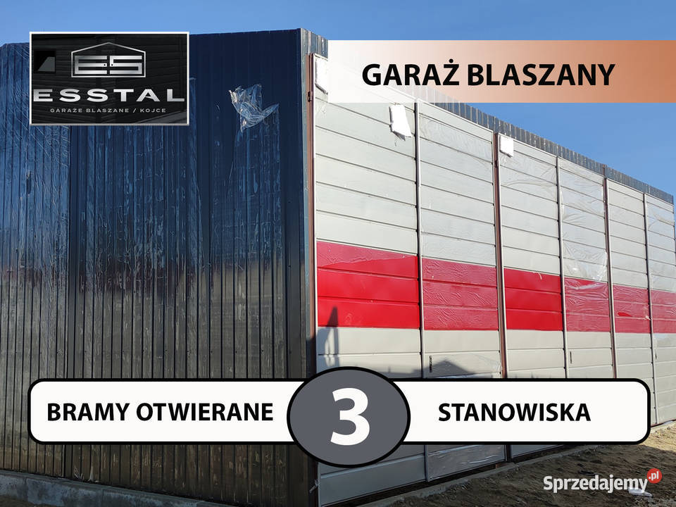 B46 Garaż Blaszany GRAFITOWY MAGAZYN SKŁAD Wiaty 17700m2 opolskie Namysłów