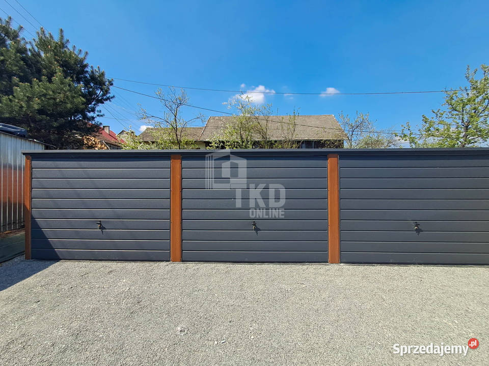 Garaż blaszany 9x5m 3x brama drewnopodobny 45m2 Nieruchomości Piła sprzedam