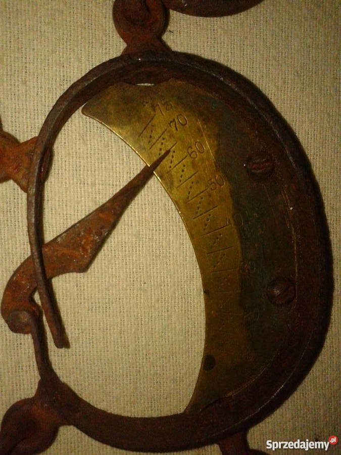 Stara waga targowa zbozowo detaliczna 075 Bielsko-Biała