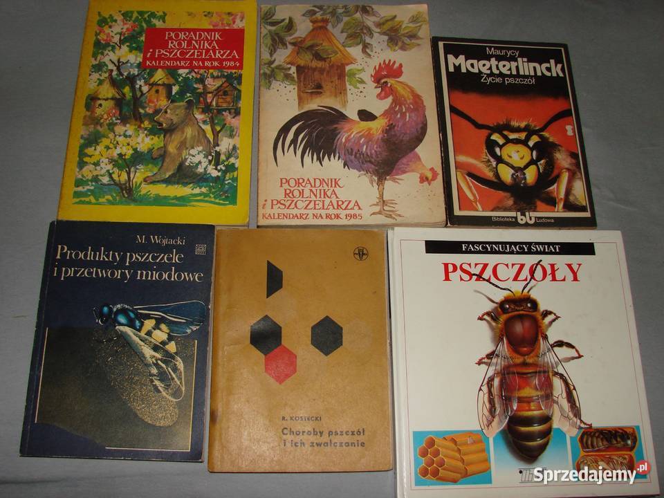 Miodolecznictwo pszczelarstwo pszczoły książki mazowieckie sprzedam