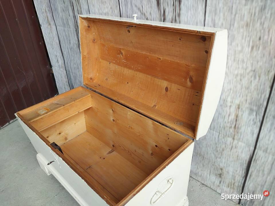 kufer skrzynia posagowa duża drewniana 333 kujawsko-pomorskie Byczyna