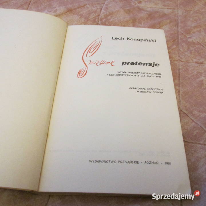 ŚMIESZNE PRETENSJE Rok wydania 1981 Proza i poezja Bytom