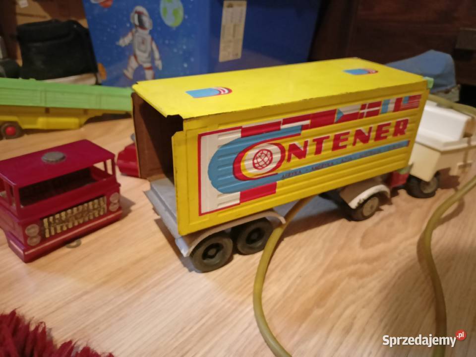 Auto PRL Ryś kontener naczepa na kabel Rzeszów