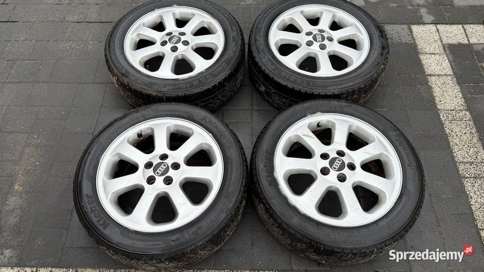 Koła r16 5x100 ET42 65J seat skoda audi vw aluminiowe Samochodowe sprzedam