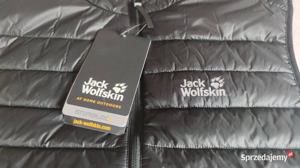Kamizelka JACK WOLFSKIN BLACK JWP VEST S małopolskie Jadowniki