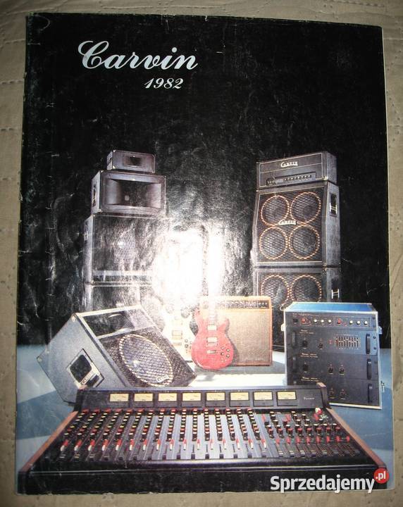 Carvin 1982 katalog Gitary i akcesoria pomorskie Kępice
