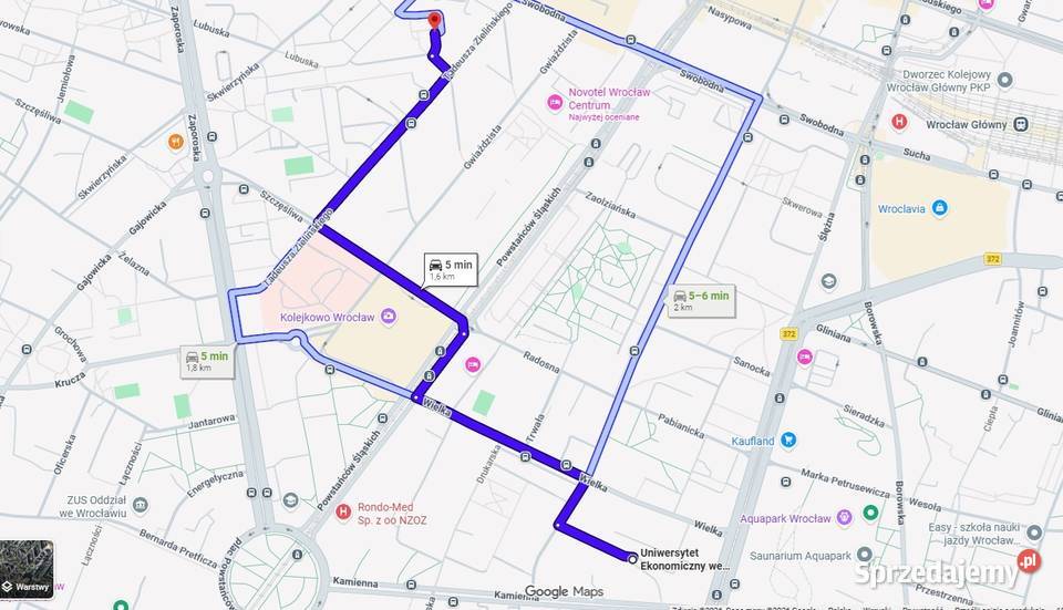 2pok 48met Zielińskiego PEŁEN ROZKŁADPIWNICA 12479zł/m2 Wrocław