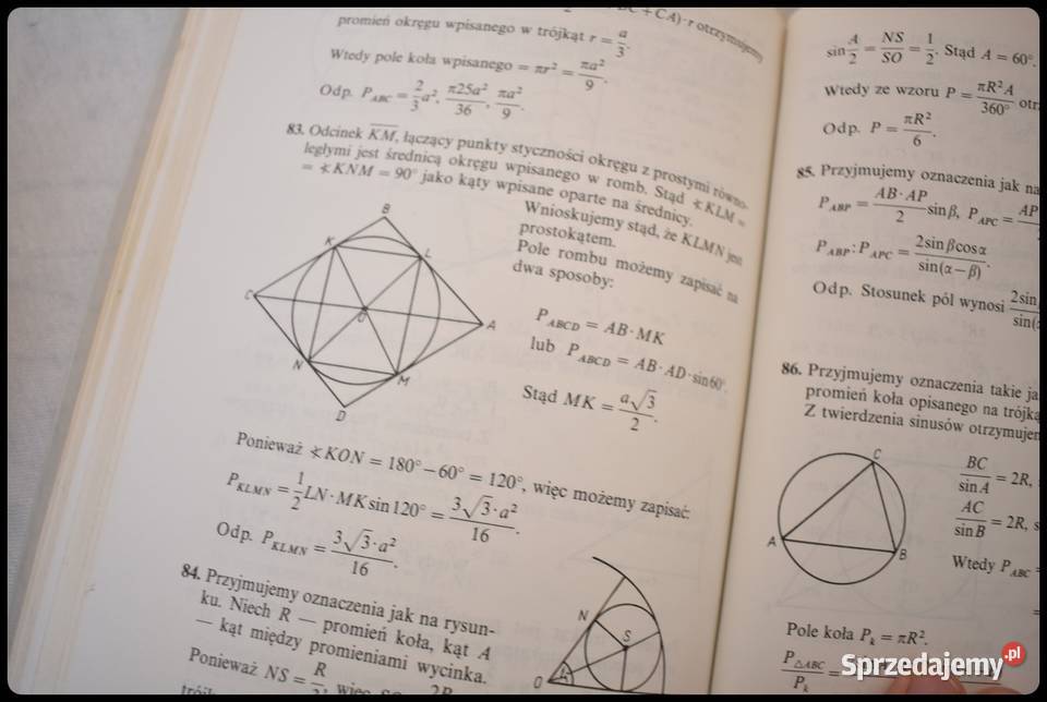 Vadamecum maturzysty MATEMATYKA wyd Oświata 1993 Płock