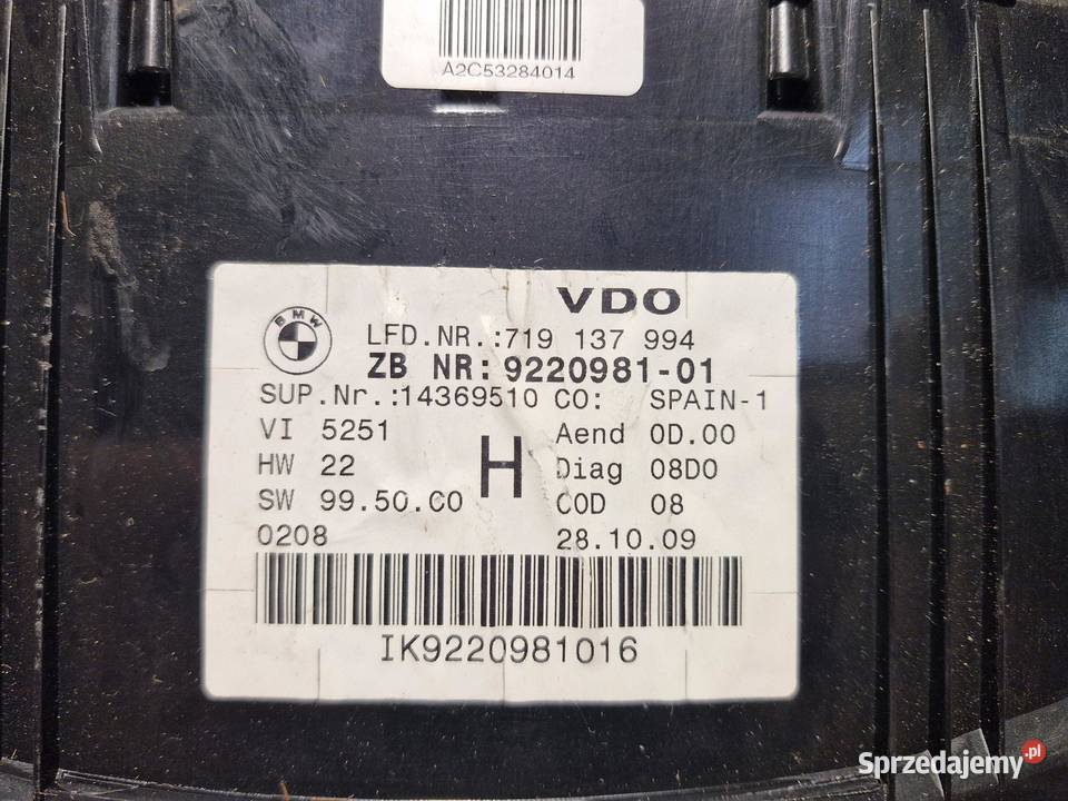 BMW E84 E90 E91 E92 E93 LICZNIK ZEGARY AUTOMAT