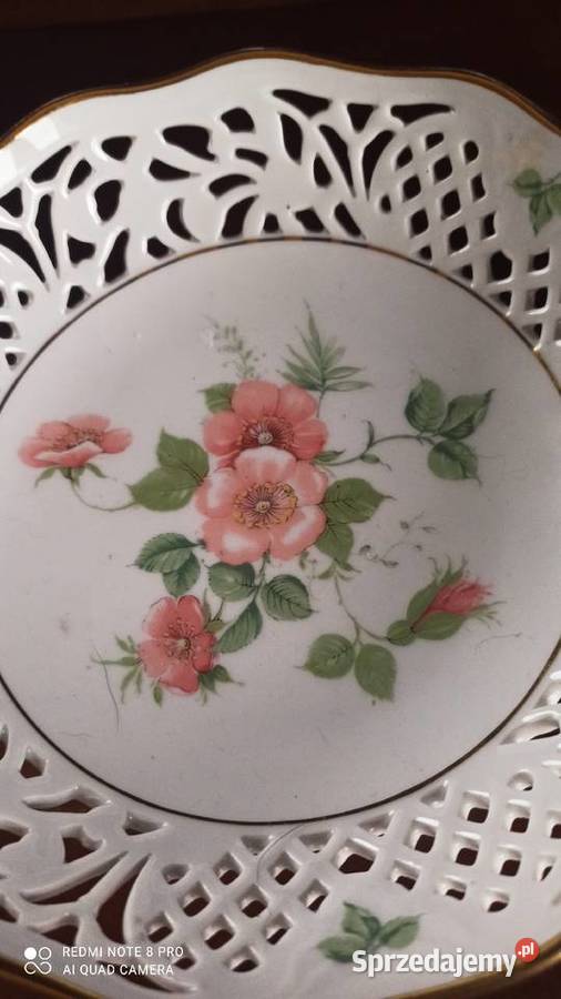 Patera na nodze KPM Decoration Kbenhavns Porcelana i szkło Gdańsk