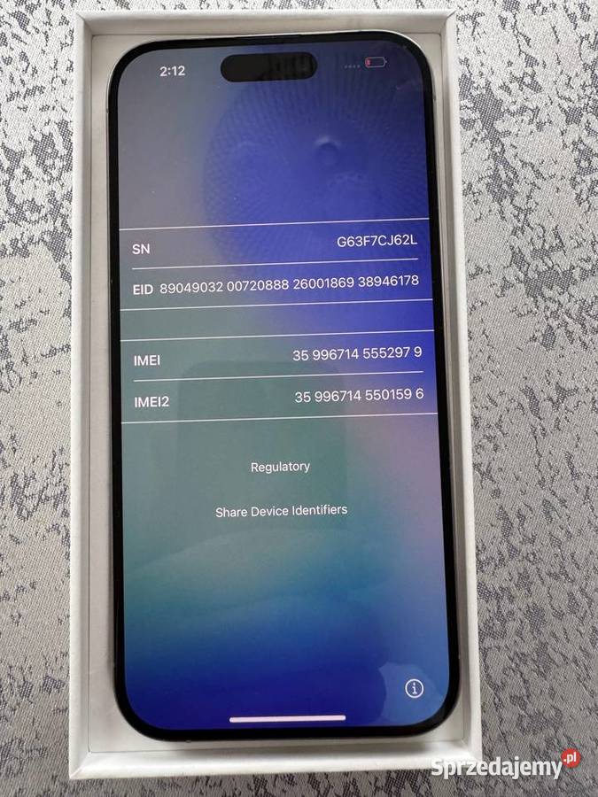 Apple iPhone 15 Pro 128 GB Natural Titanium Apple / iPhone Dąbie