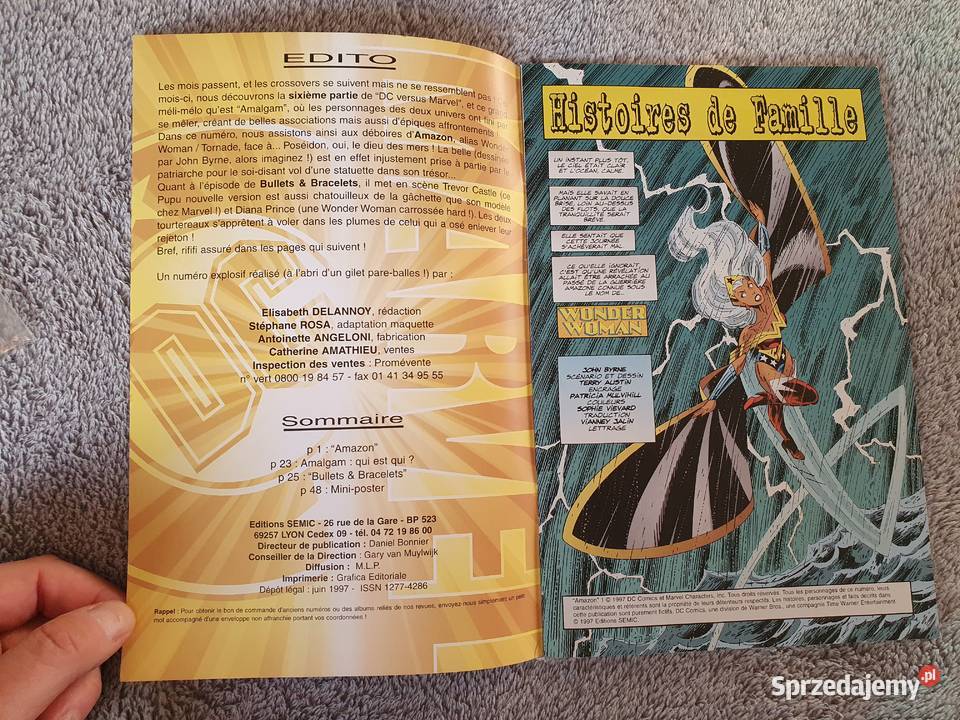 DC versus Marvel Comics Amazon 1997 język Europejskie pomorskie Gdynia