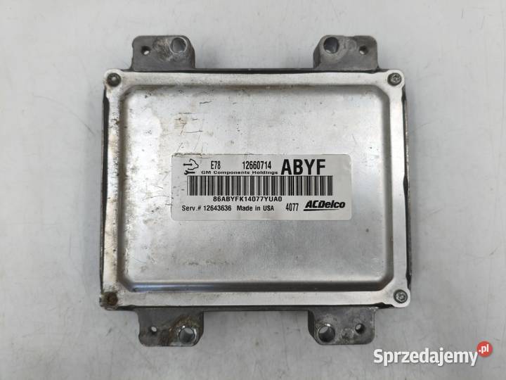 Sterownik Silnika Opel Astra J Zafira C 14 Turbo osobowe Wyszków