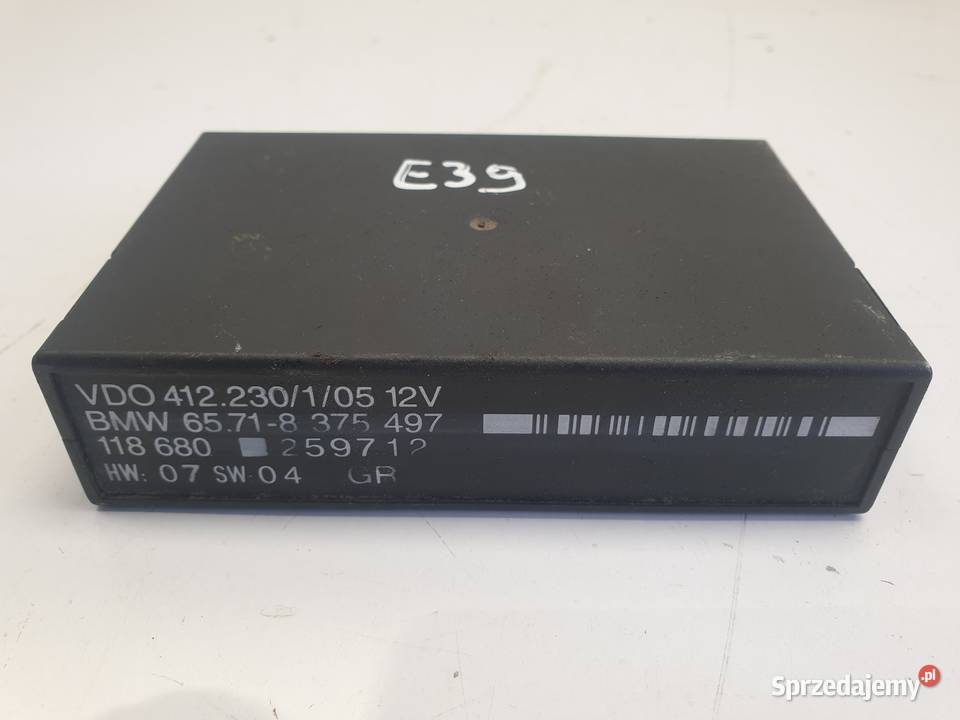 BMW E39 STEROWNIK TEMPOMATU Moduł 8375497 Komputery Chełm
