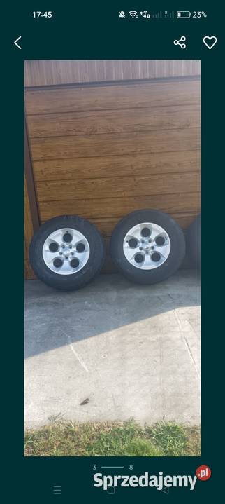 Felgi z oponami Jeep Wrangler Cherokee Rubicon małopolskie Bielcza