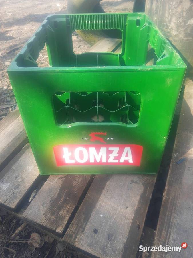 Skrzynka Łomża 05 krata transporter na piwo wino Karczmiska Pierwsze