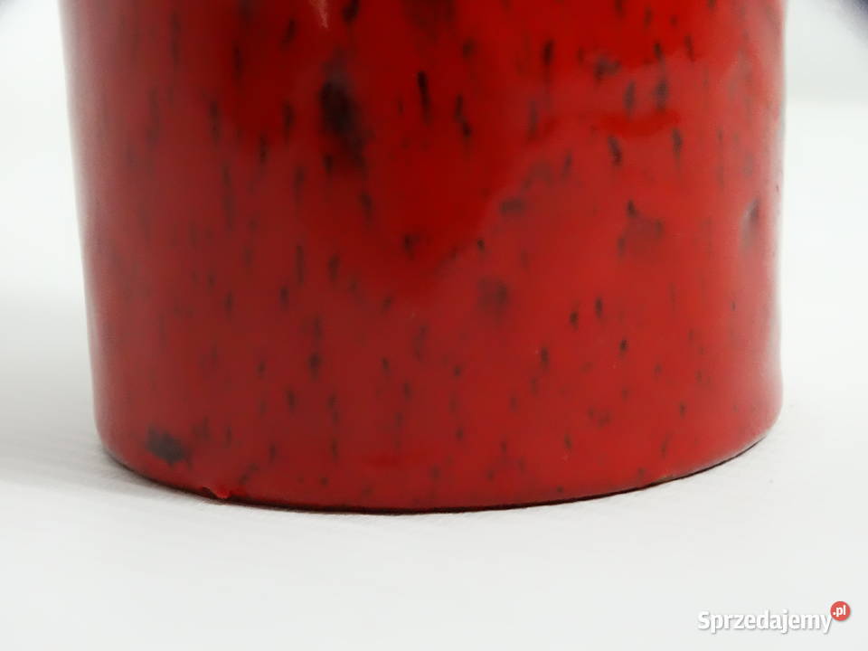 Wazon ceramiczny West Germany WGP 90218 czerwony Biłgoraj