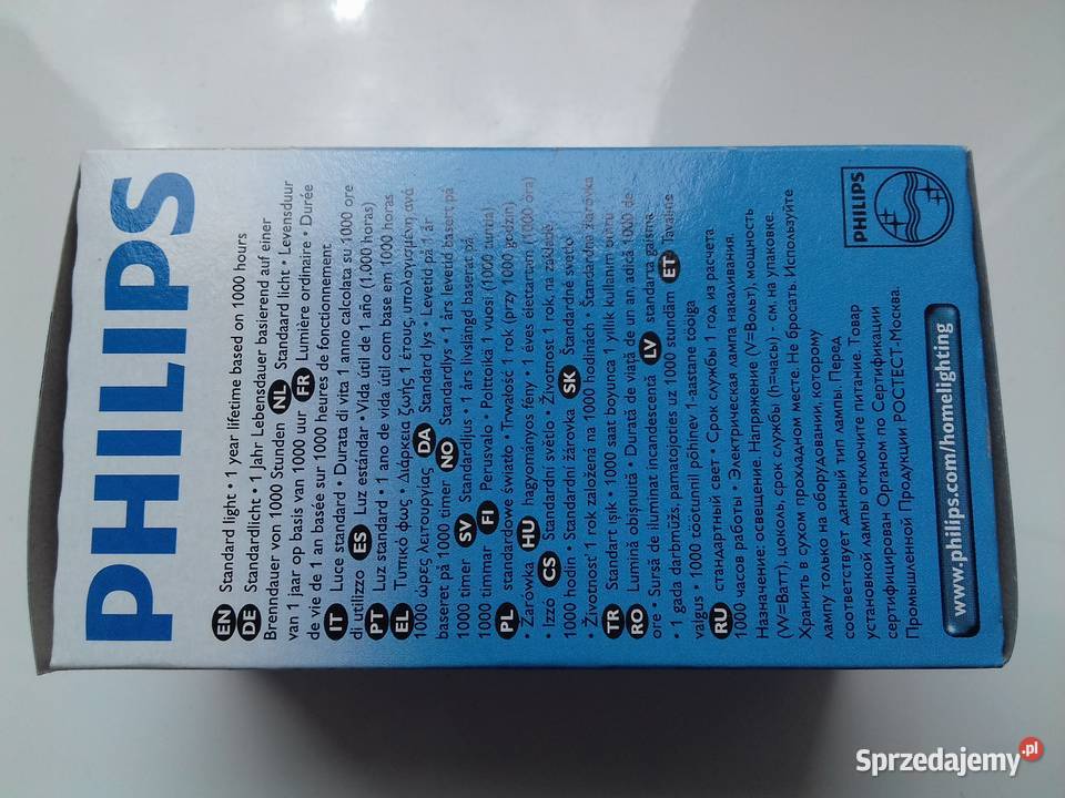 Żarówka wolframowa E27 75W 935lm Philips w kujawsko-pomorskie Bydgoszcz sprzedam