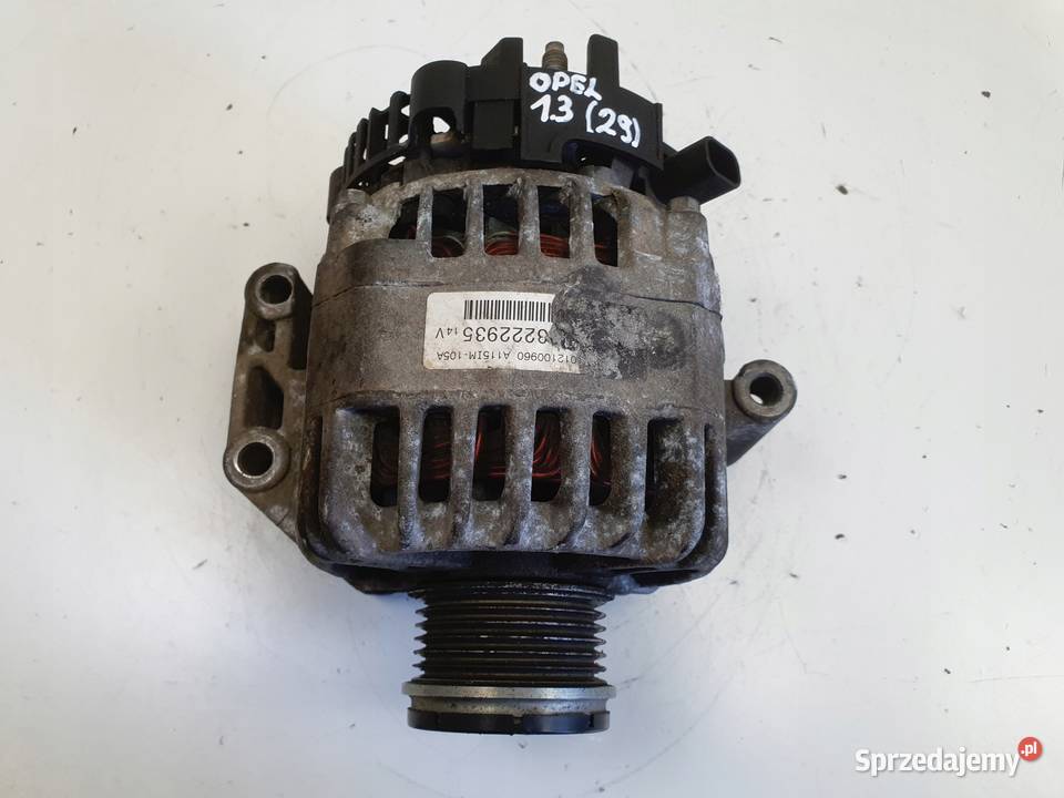 Opel Corsa D 13 CDTI ALTERNATOR 13222935 105A Układ elektryczny, zapłon Janów