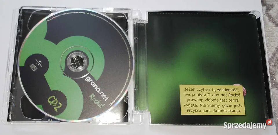 Składanka Rock CD Grononet 2CD CD Kultura i Rozrywka Sosnowiec